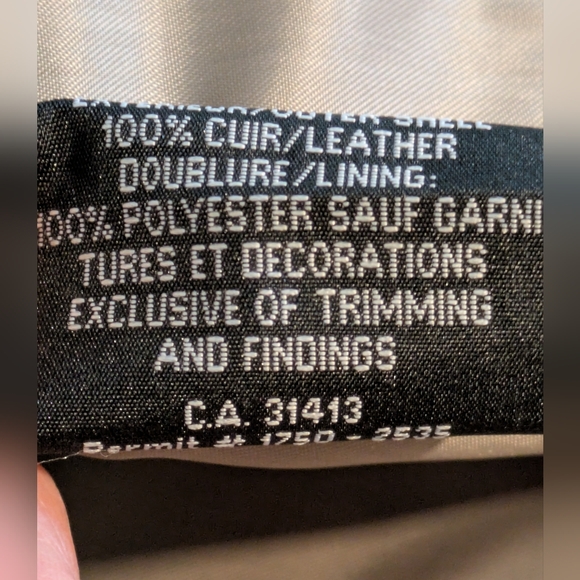 B&C Marble Gray Leather Pants - Picture 13 of 15